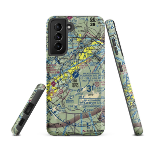 Wilkes Barre Scranton International Airport (AVP) VFR Sectional Samsung Phone Case