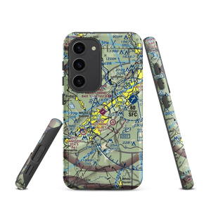 Wilkes Barre Wyoming Valley Airport (WBW) VFR Sectional Samsung Phone Case