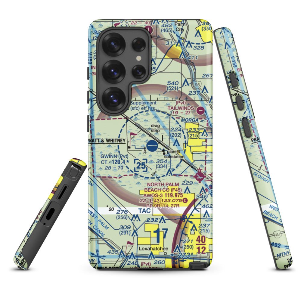 William P Gwinn Airport (06FA) VFR Sectional Samsung Phone Case Samsung Galaxy S25 Ultra model shown