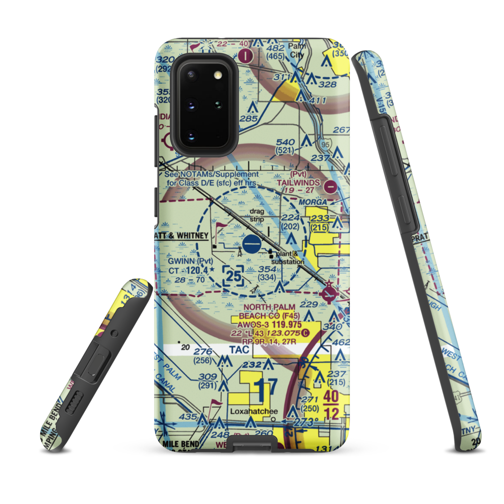 William P Gwinn Airport (06FA) VFR Sectional Samsung Phone Case Samsung Galaxy S20 Plus model shown