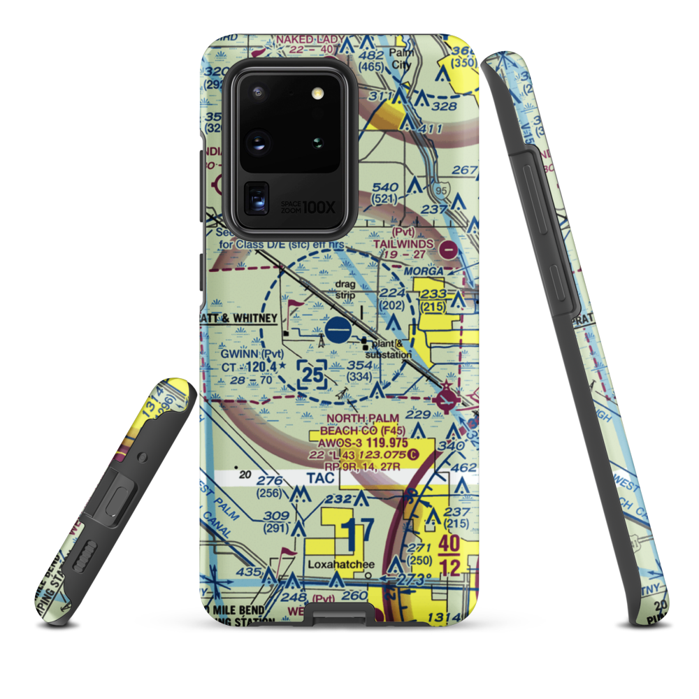 William P Gwinn Airport (06FA) VFR Sectional Samsung Phone Case Samsung Galaxy S20 Ultra model shown