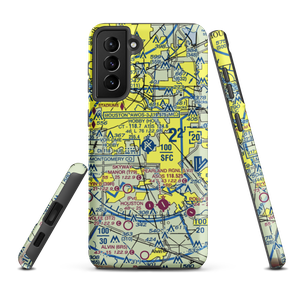 William P Hobby Airport (HOU) VFR Sectional Samsung Phone Case