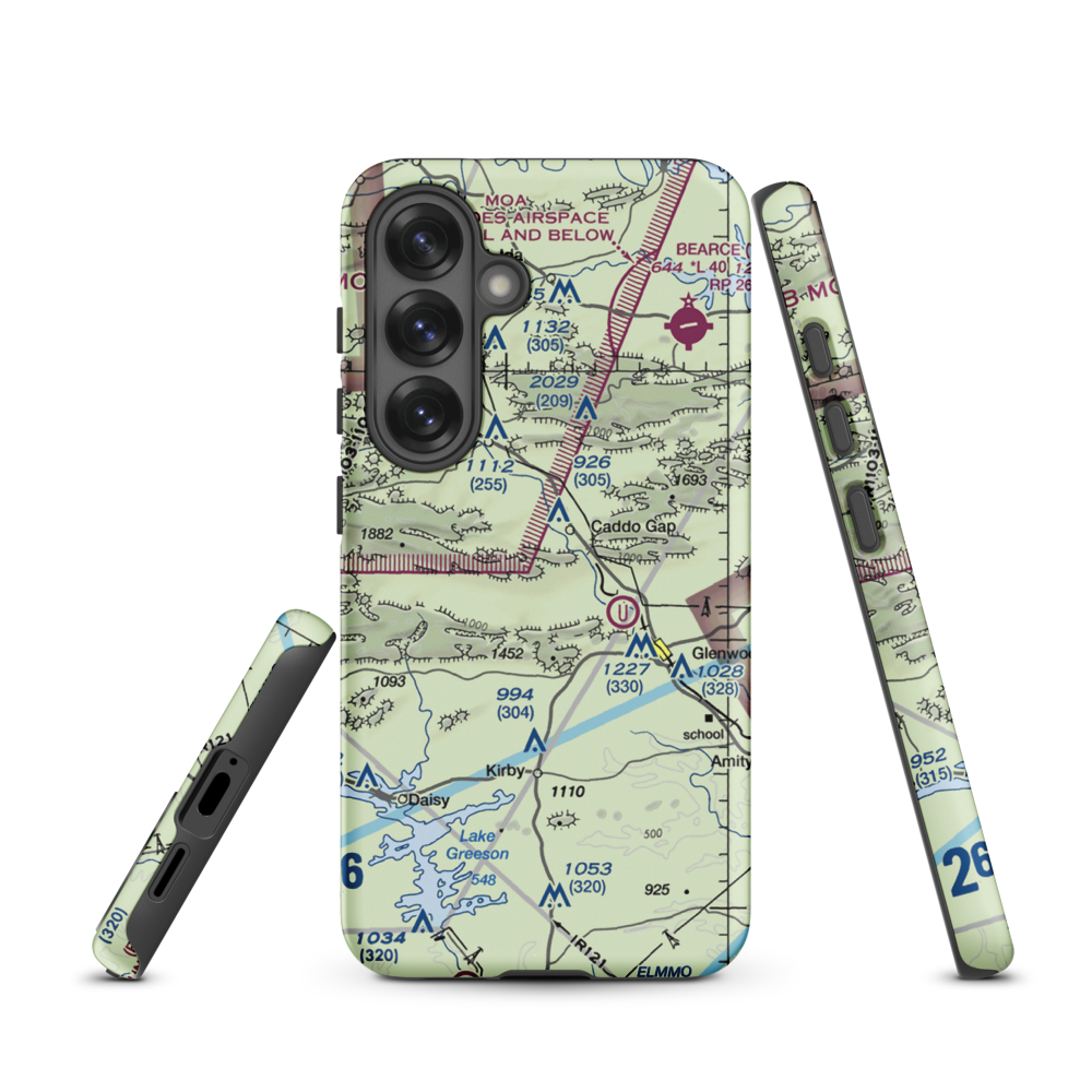 Williams Ranch Airport (4AR6) VFR Sectional Samsung Phone Case Samsung Galaxy S25 model shown