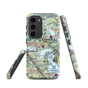 Williamsburg Jamestown Airport (JGG) VFR Sectional Samsung Phone Case