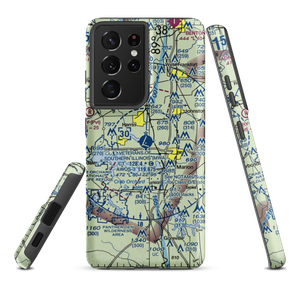 Williamson County Regional Airport (MWA) VFR Sectional Samsung Phone Case