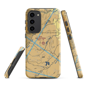 Willow Creek Ranch Airport (10WY) VFR Sectional Samsung Phone Case