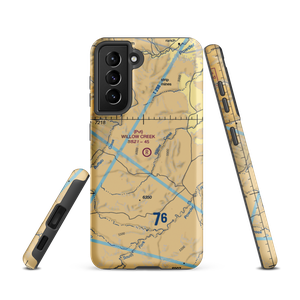 Willow Creek Ranch Airport (10WY) VFR Sectional Samsung Phone Case