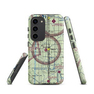 Willows Glenn County Airport (WLW) VFR Sectional Samsung Phone Case