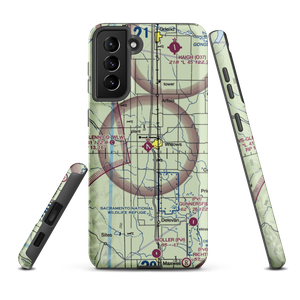 Willows Glenn County Airport (WLW) VFR Sectional Samsung Phone Case