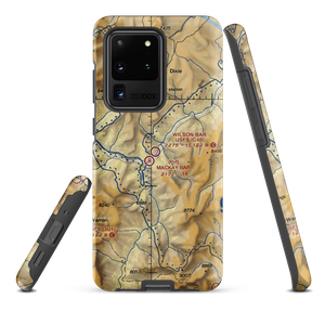 Wilson Bar US Forest Service Airport (C48) VFR Sectional Samsung Phone Case