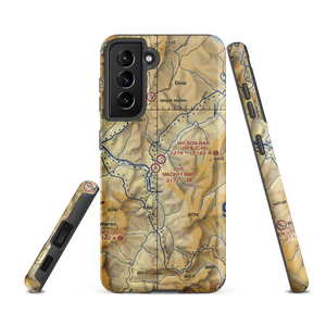 Wilson Bar US Forest Service Airport (C48) VFR Sectional Samsung Phone Case