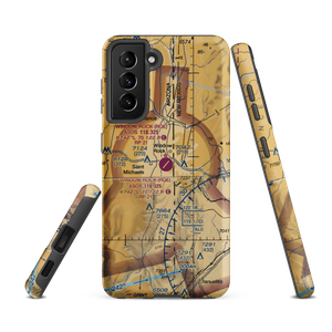 Window Rock Airport (RQE) VFR Sectional Samsung Phone Case