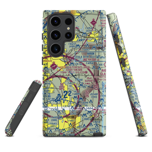 Wingfoot Lake Airship Operations Balloonport (4OH6) VFR Sectional Samsung Phone Case