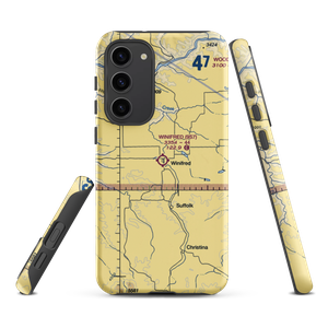 Winifred Airport (9S7) VFR Sectional Samsung Phone Case