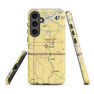 Winifred Airport (9S7) VFR Sectional Samsung Phone Case