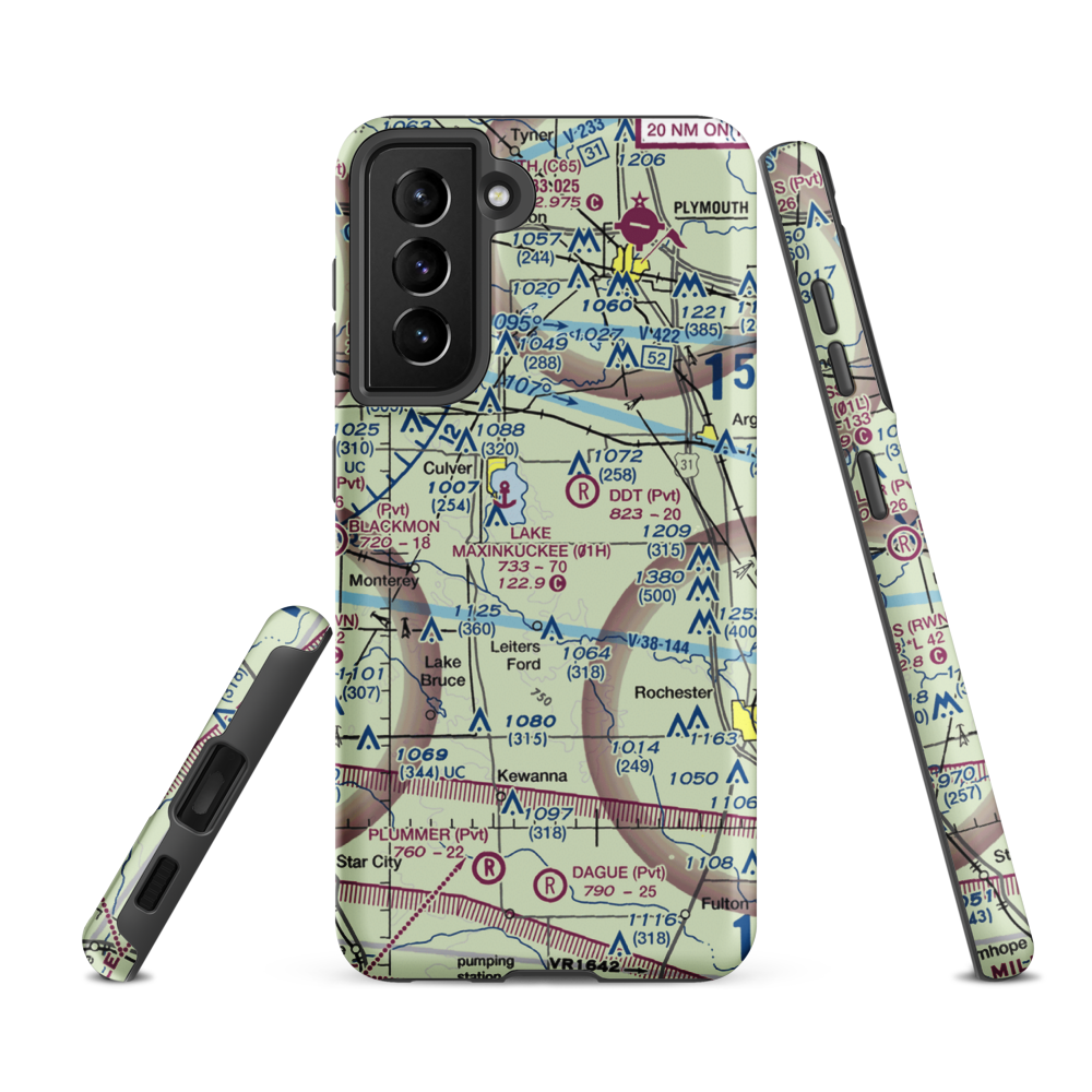 Winn Field (37II) VFR Sectional Samsung Phone Case Samsung Galaxy S21 FE model shown