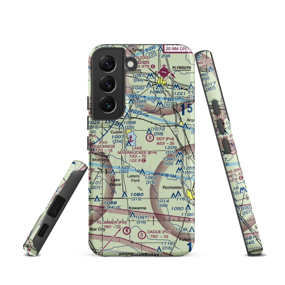 Winn Field (37II) VFR Sectional Samsung Phone Case Samsung Galaxy S22 model shown