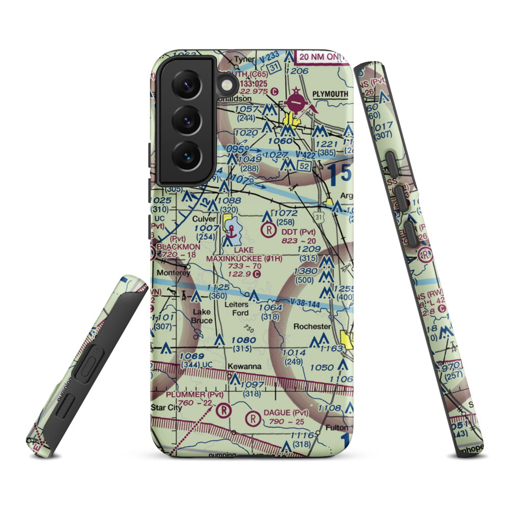 Winn Field (37II) VFR Sectional Samsung Phone Case Samsung Galaxy S22 Plus model shown