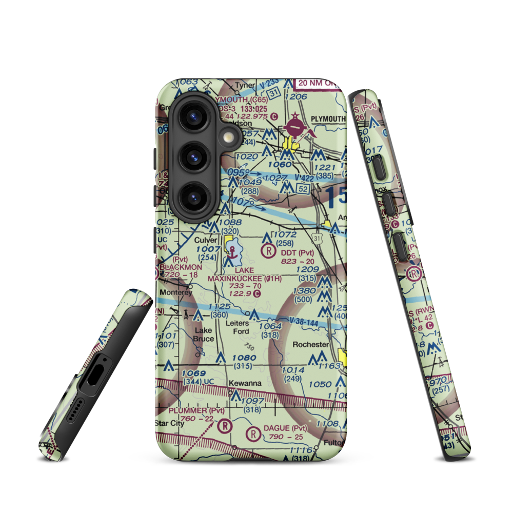Winn Field (37II) VFR Sectional Samsung Phone Case Samsung Galaxy S24 model shown