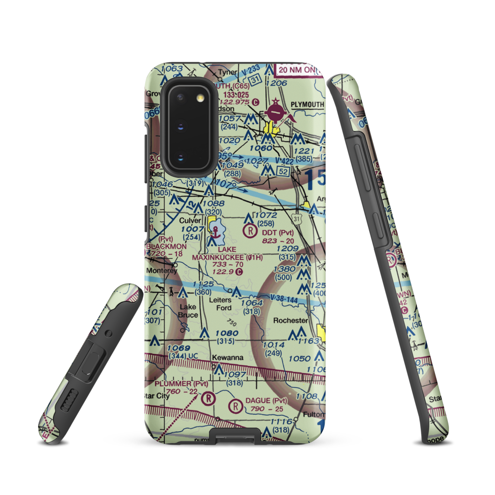 Winn Field (37II) VFR Sectional Samsung Phone Case Samsung Galaxy S20 model shown