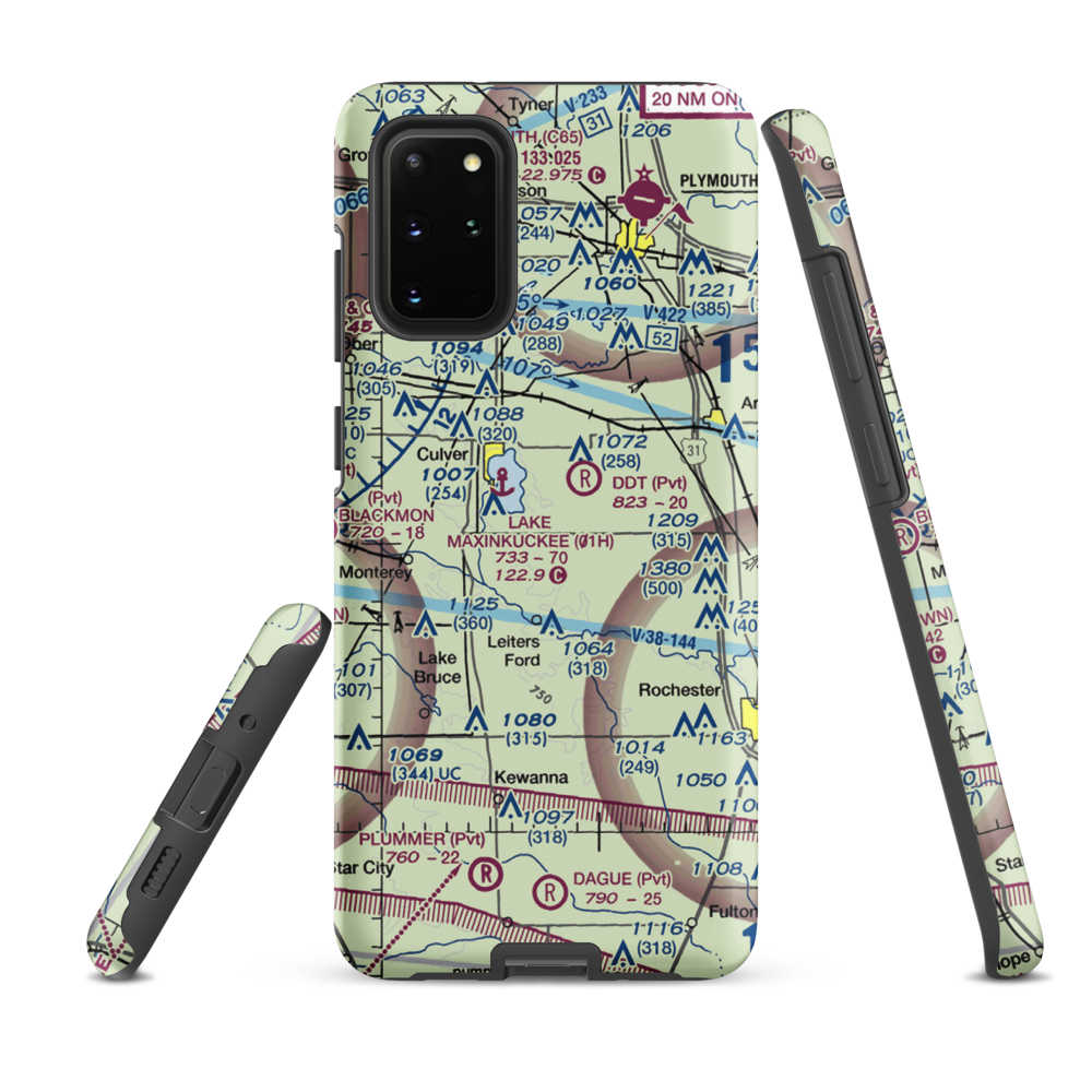 Winn Field (37II) VFR Sectional Samsung Phone Case Samsung Galaxy S20 Plus model shown