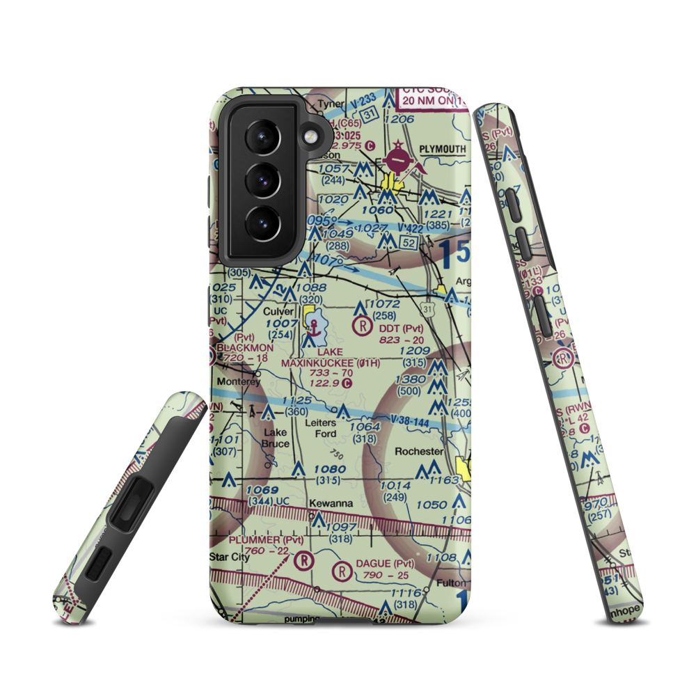 Winn Field (37II) VFR Sectional Samsung Phone Case Samsung Galaxy S21 model shown
