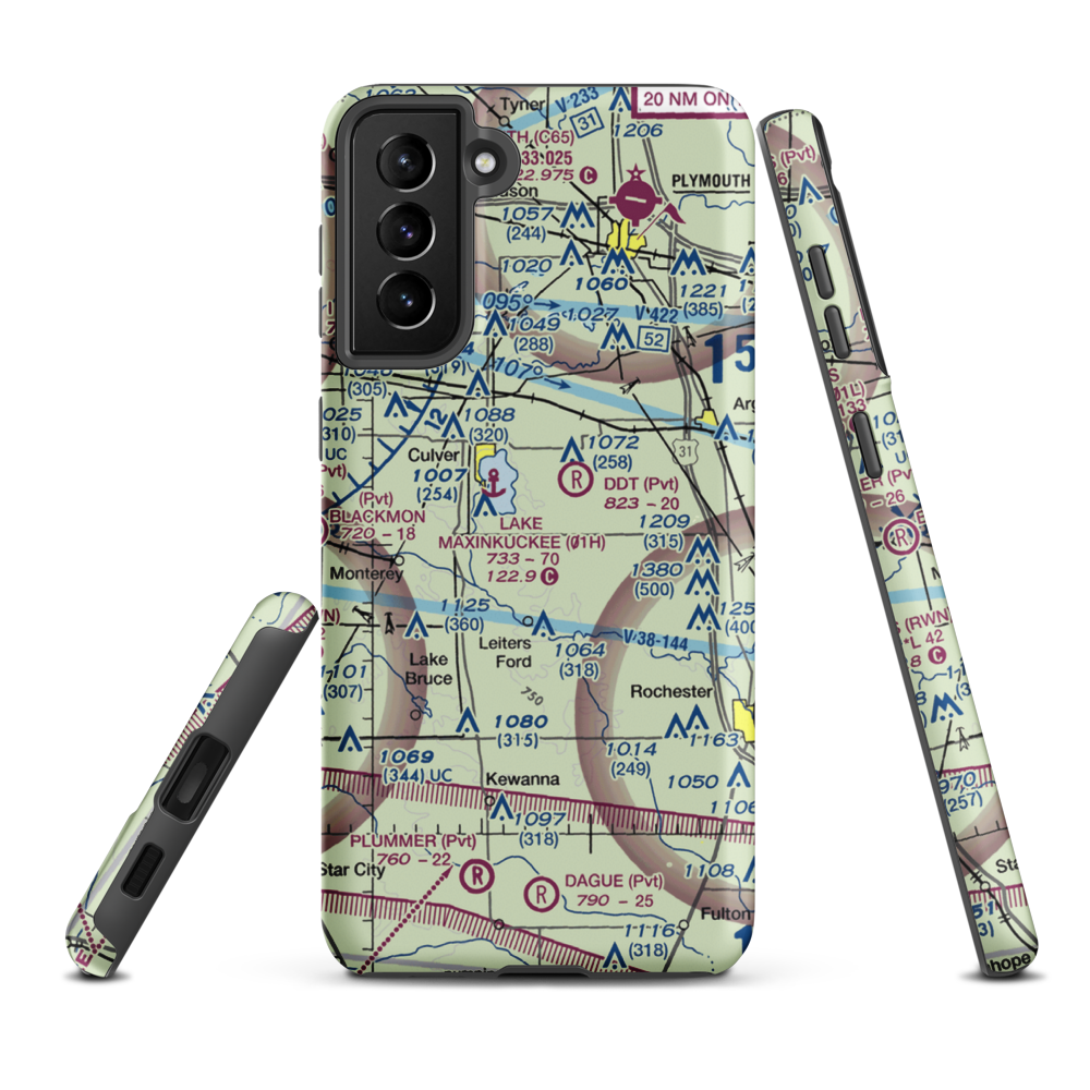 Winn Field (37II) VFR Sectional Samsung Phone Case Samsung Galaxy S21 Plus model shown