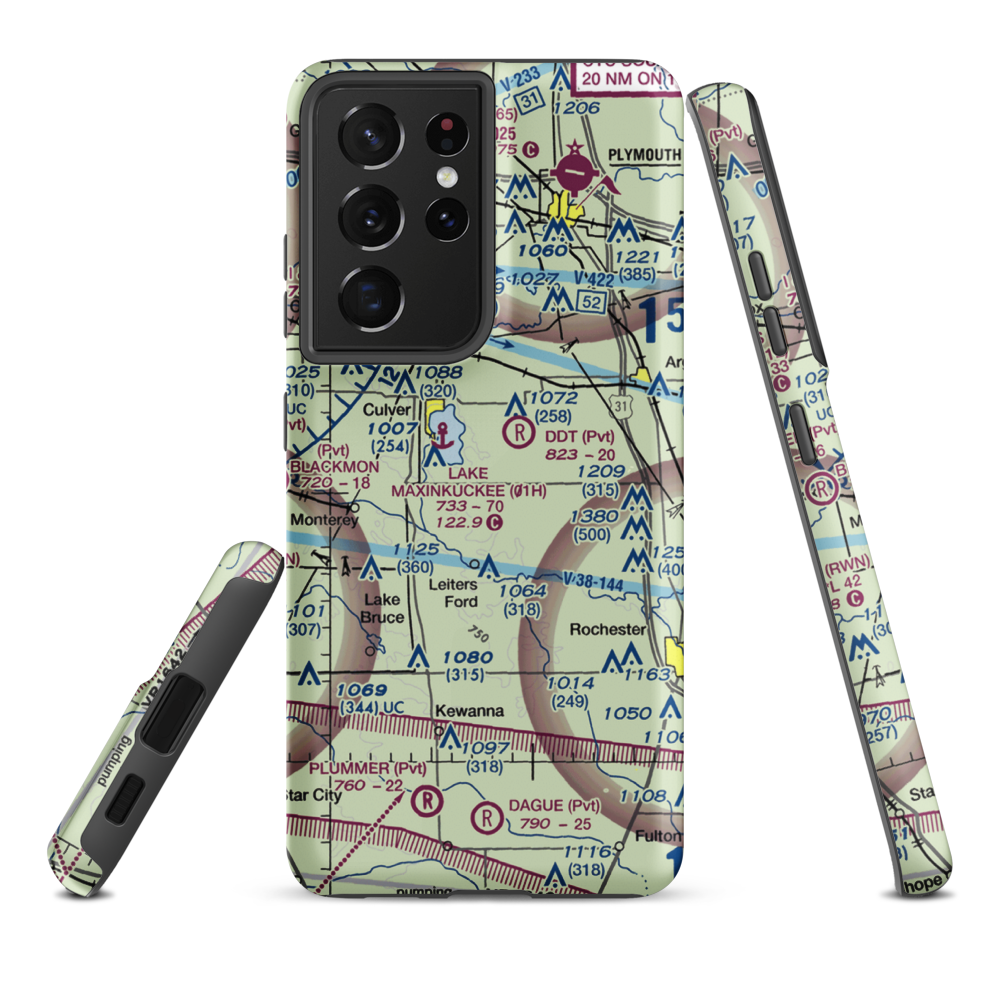 Winn Field (37II) VFR Sectional Samsung Phone Case Samsung Galaxy S21 Ultra model shown