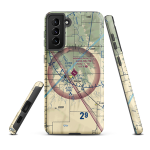 Winner Regional Airport (ICR) VFR Sectional Samsung Phone Case