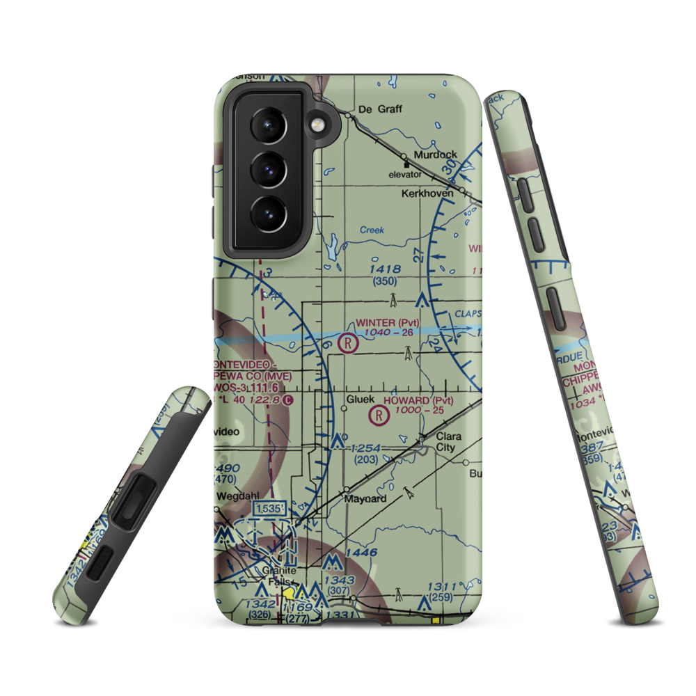 Winter Strip (2MN1) VFR Sectional Samsung Phone Case Samsung Galaxy S21 FE model shown
