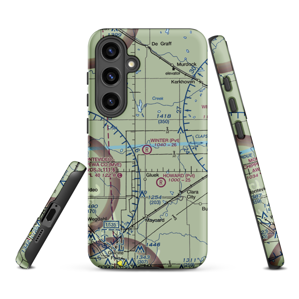Winter Strip (2MN1) VFR Sectional Samsung Phone Case Samsung Galaxy S24 Plus model shown