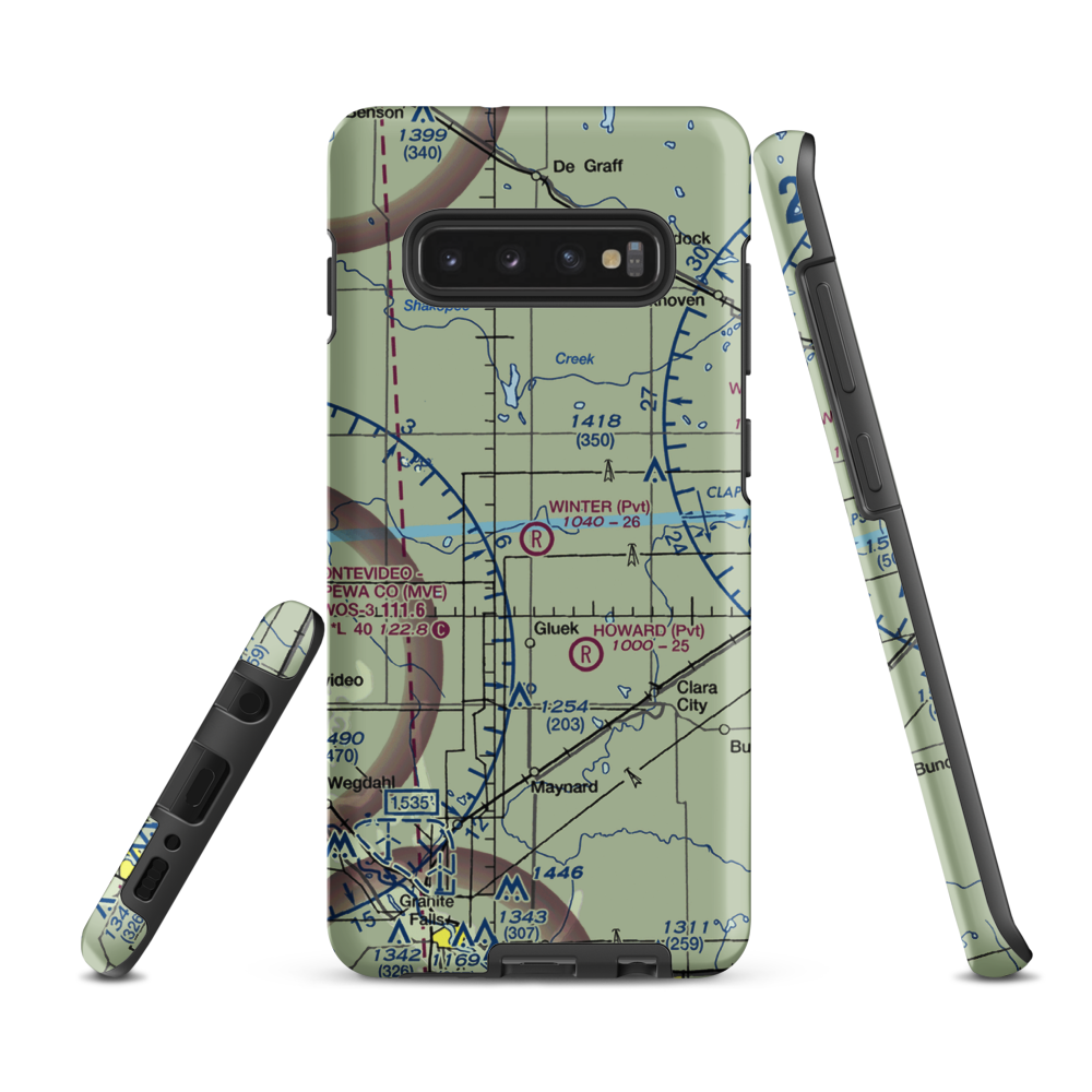 Winter Strip (2MN1) VFR Sectional Samsung Phone Case Samsung Galaxy S10 Plus model shown
