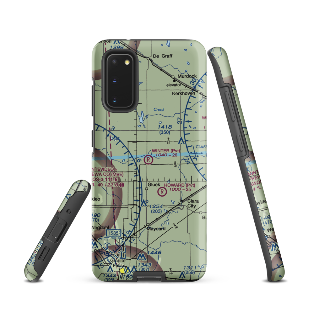 Winter Strip (2MN1) VFR Sectional Samsung Phone Case Samsung Galaxy S20 model shown
