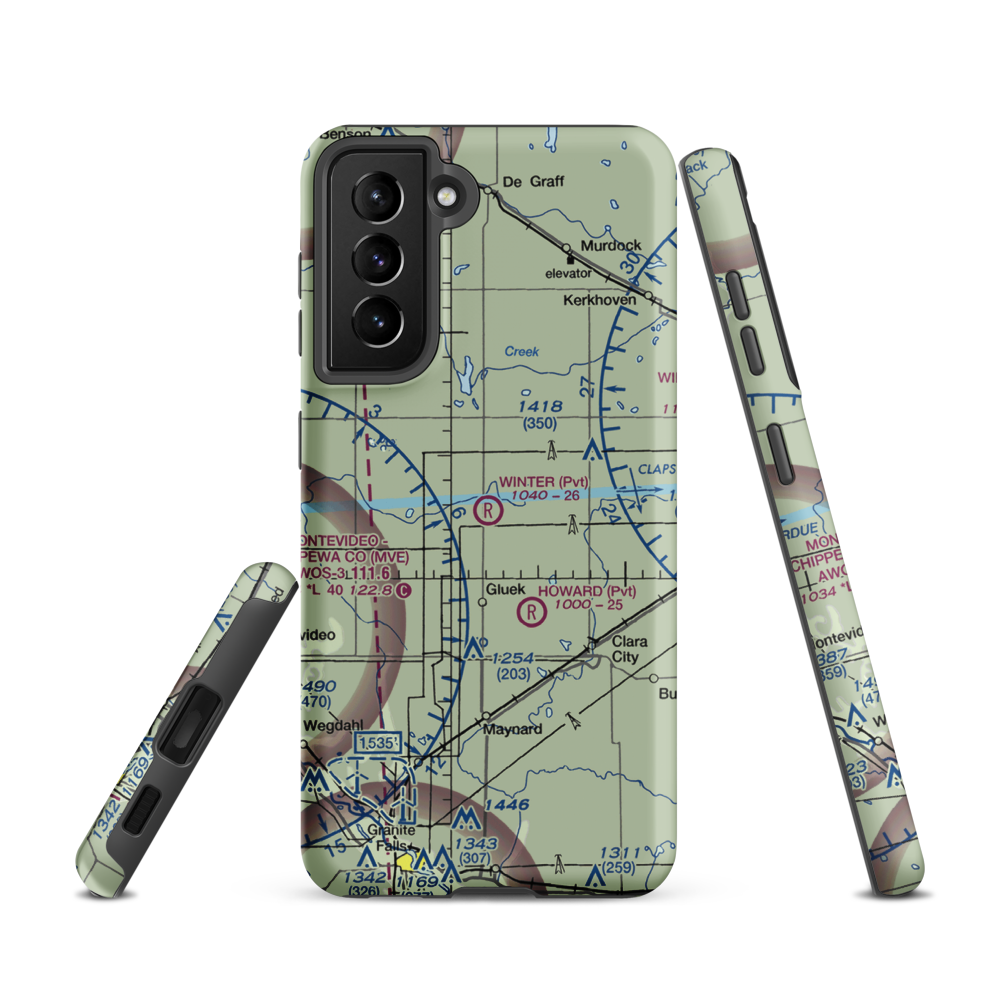 Winter Strip (2MN1) VFR Sectional Samsung Phone Case Samsung Galaxy S21 model shown