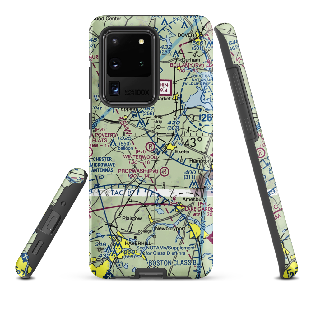 Winterwood Airport (NH67) VFR Sectional Samsung Phone Case Samsung Galaxy S20 Ultra model shown