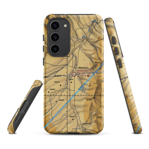 Wisdom Airport (7S4) VFR Sectional Samsung Phone Case