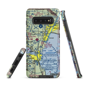 With Wings And A Halo Airport (0WI7) VFR Sectional Samsung Phone Case