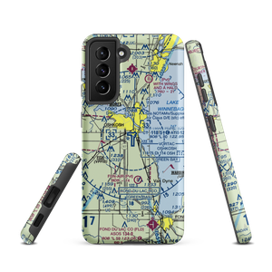 Wittman Regional Airport (OSH) VFR Sectional Samsung Phone Case