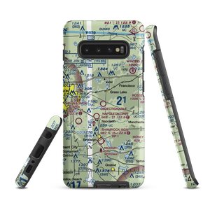 Wolf Lake Airport (26W) VFR Sectional Samsung Phone Case