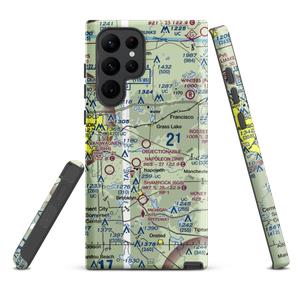 Wolf Lake Airport (26W) VFR Sectional Samsung Phone Case