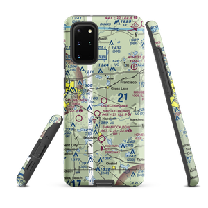 Wolf Lake Airport (26W) VFR Sectional Samsung Phone Case