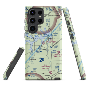 Wood Acres Airport (7MO1) VFR Sectional Samsung Phone Case