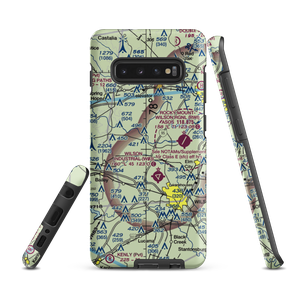 Wood Airport (63NC) VFR Sectional Samsung Phone Case
