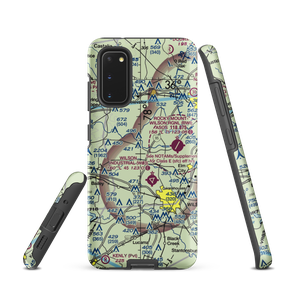 Wood Airport (63NC) VFR Sectional Samsung Phone Case