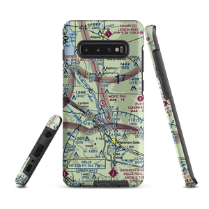 Wood Airport (8WI0) VFR Sectional Samsung Phone Case