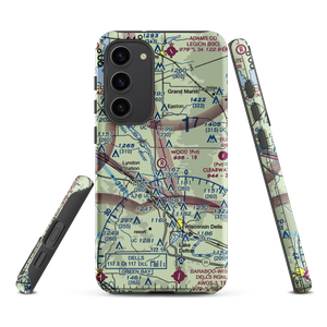 Wood Airport (8WI0) VFR Sectional Samsung Phone Case