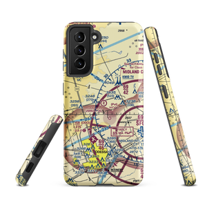 Wood Farm Airfield (12XA) VFR Sectional Samsung Phone Case