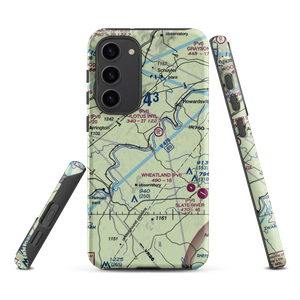 Wood Farm Airport (4VA0) VFR Sectional Samsung Phone Case