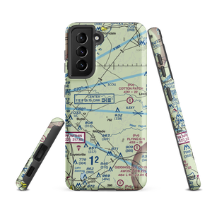 Wood Triple D Airport (TX72) VFR Sectional Samsung Phone Case