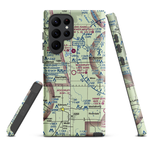 Woodruff Lake Airport (53W) VFR Sectional Samsung Phone Case